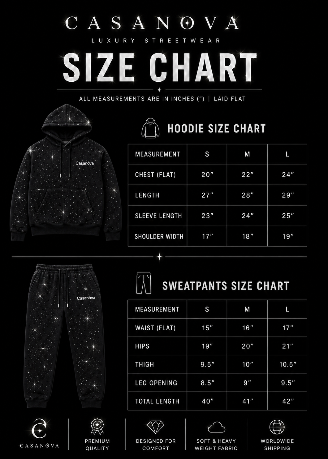CASANOVA RHINESTONE TRACKSUIT